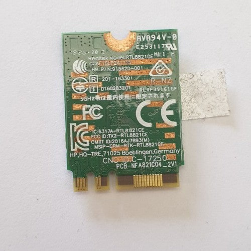 HP 17-by0331ng WLAN Karte Realtek RTL8821CE – Bild 2