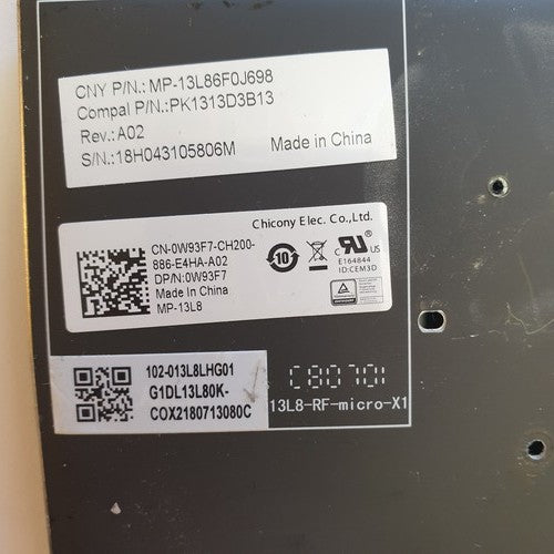 Dell Latitude 5480 Tastatur Französisch AZERTY Keyboard – Bild 3