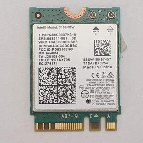 HP 255 G6 WLAN Karte Intel 3168NGW Wireless Modul WiFi Card – Bild 2