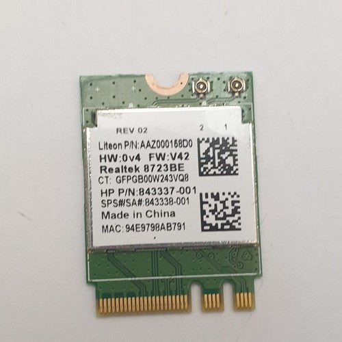 HP Pavilion 14-al102ng WLAN Karte Wireless LAN Modul Realtek 8723BE