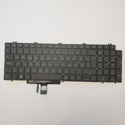 Dell Latitude 5520 Tastatur Nordic QWERTY Keyboard Backlit
