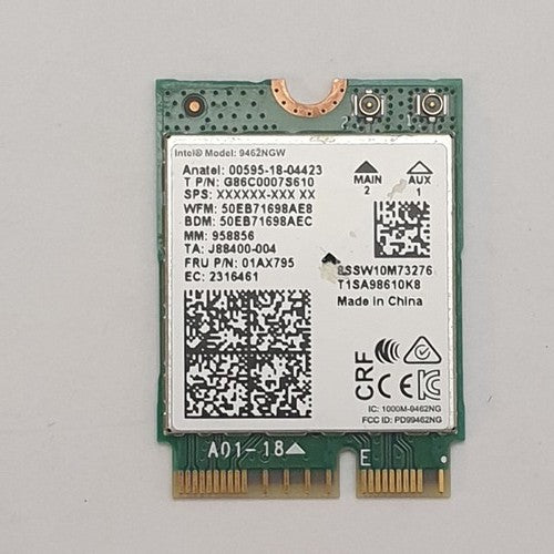 Medion Akoya S17401 Intel 9462NGW WLAN Karte Wireless WiFi Modul
