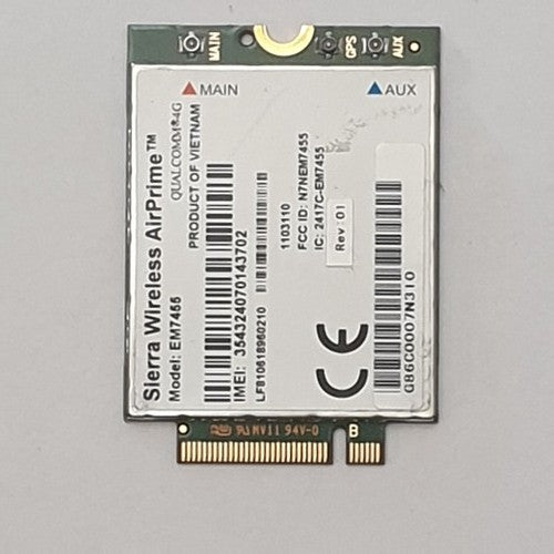 Toshiba Portege X20W‑E‑10D X20W E 10D Sierra Wireless AirPrime EM7455 4G LTE