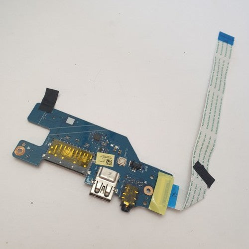 Medion Akoya S17401 I/O Board USB Audio Anschluss Platine mit Flachbandkabel