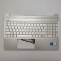 HP Compaq 15s-fq203hd Handauflage Tastatur FR AZERTY Palmrest Keyboard
