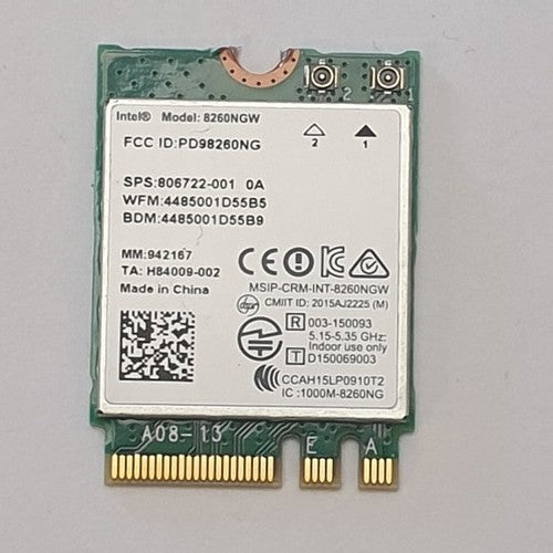 Intel 8260NGW WLAN Karte WiFi Bluetooth Modul für Fujitsu LifeBook A556
