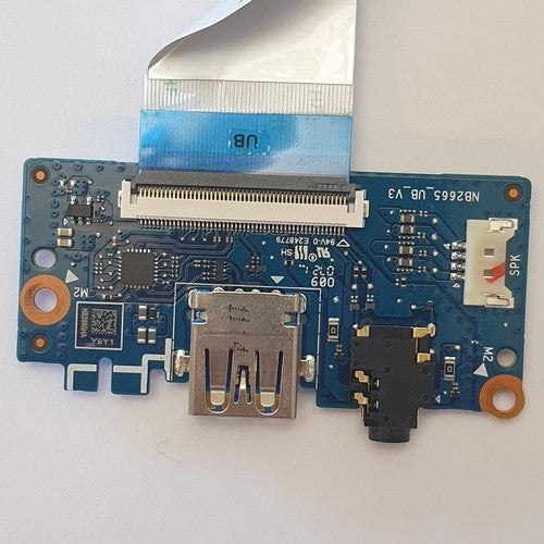 Acer Swift 1 SF114-34 I/O Board USB Audio Anschluss Platine mit Flachbandkabel – Bild 2