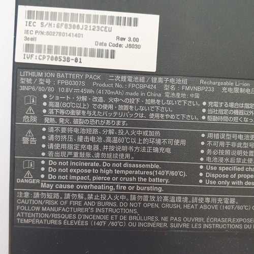 Fujitsu LifeBook A556 Original Akku 3950mAh Li-ion Battery Pack – Bild 2