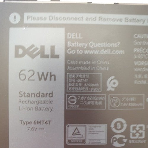 Dell Latitude E5470 Original Akku 8250mAh Li-ion Battery Pack – Bild 2