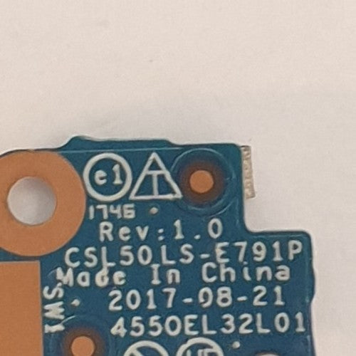 HP 255 G6 Power Button Board Einschaltknopf Platine mit Kabel – Bild 3