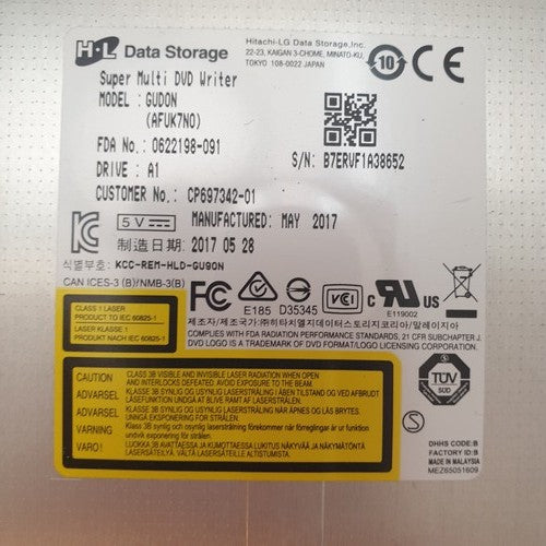 Fujitsu LifeBook E557 DVD Brenner Laufwerk Super Multi DVD Writer – Bild 2