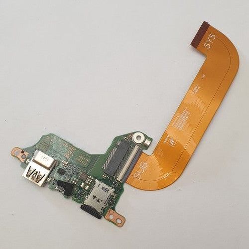 Toshiba Portege X20W‑E‑10D X20W-E-10D USB I/O Board Platine mit Flachbandkabel