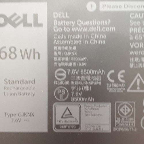 Dell Latitude 5480 Original Akku 8500mAh Li-ion Battery Pack – Bild 2
