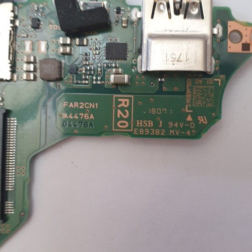 Toshiba Portege X20W‑E‑10D X20W-E-10D USB I/O Board Platine mit Flachbandkabel – Bild 3