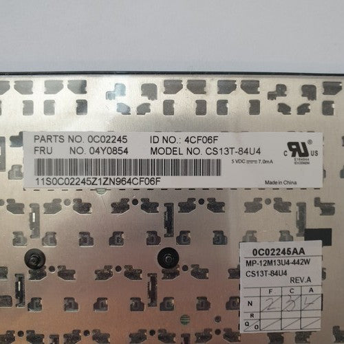 Lenovo ThinkPad L440 Tastatur US English QWERTY Keyboard