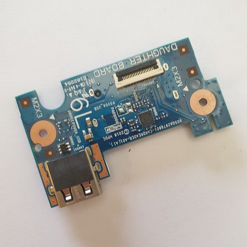 HP 17-by0331ng USB Card Reader Board Platine mit Flachbandkabel – Bild 2