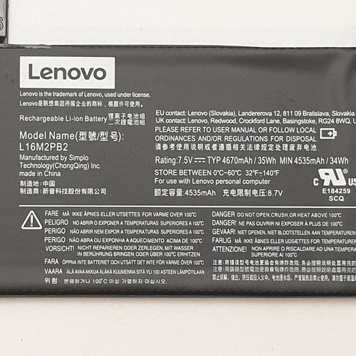 Lenovo V15-ADA Original Akku 4535mAh Li-ion Battery Pack L16M2PB2 – Bild 3