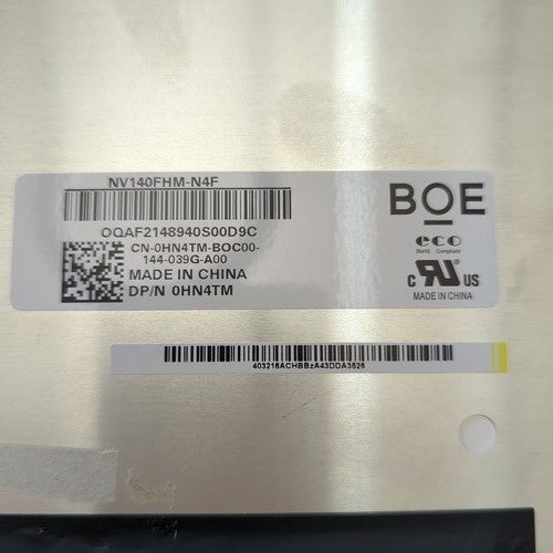 Dell Latitude 5411 FHD Display 14 Zoll NV140FHM-N4F Panel LCD Bildschirm