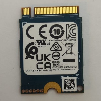 Kioxia 256GB M.2 NVMe PCIe Gen4x4 SSD KBG50ZNS256G 2230 – Bild 2