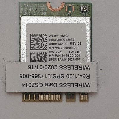 HP 17 ca1152ng Realtek WLAN Karte WiFi Bluetooth Modul