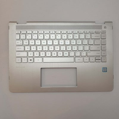HP Pavilion X360 14 BA Handauflage Tastatur QWERTY Backlit Palmrest Keyboard