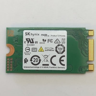 SK hynix 256GB M.2 NVMe PCIe Gen3 x2 SSD HFM256GDHTNG 42mm 2242