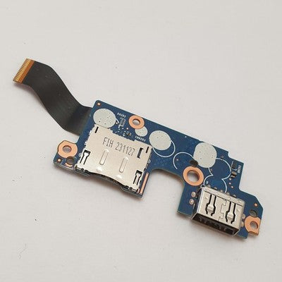 HP EliteBook 845 G10 USB Board USB Anschluss Platine I O Port Board