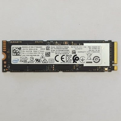 Intel 256GB M.2 NVMe SSDPEKKF256G8L SSD PCIe 3.0 Internes Solid State Drive
