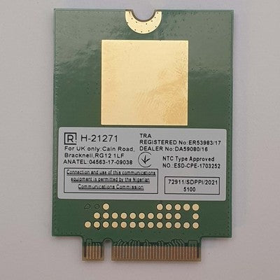 Dell Latitude 5520 WWAN Modul LTE 4G Fibocom M.2 Karte Mobile Broadband