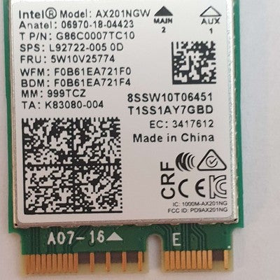 HP EliteBook 830 G8 WLAN Karte Wi-Fi 6 Bluetooth M.2 2230 Wireless Modul – Bild 3