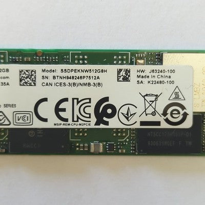 Intel 660p 512GB M.2 SSD 2280 NVMe PCIe Internes Solid State Drive