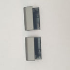 Fujitsu LIFEBOOK U7512 Scharnierabdeckung Set Hinge Cover Caps links rechts grau – Bild 3