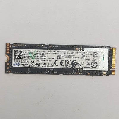 Intel 512GB M.2 NVMe SSD 2280 PCIe Interne Solid State Drive Festplatte