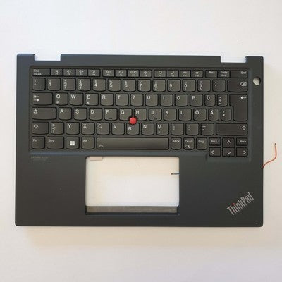 Lenovo X13 Yoga G3 Handauflage Tastatur Deutsch QWERTZ Backlit Keyboard Palmrest