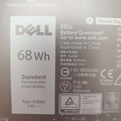 Dell Latitude 5580 Original Akku 8500mAh Li ion Battery Pack 68Wh – Bild 2