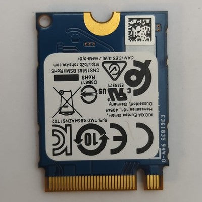 Kioxia 256GB M.2 NVMe SSD KBG40ZNS256G PCIe 2230 Interne SSD – Bild 2