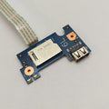 HP 17-ca Card Reader Board USB Port Kartenleser Platine I/O Board