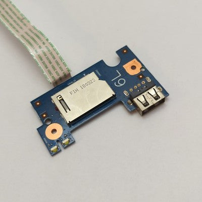 HP 17-ca Card Reader Board USB Port Kartenleser Platine I/O Board