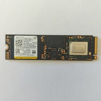 Micron 3400 Festplatte 512GB M.2 SSD 2280 NVMe PCIe Gen4 x4 512 GB