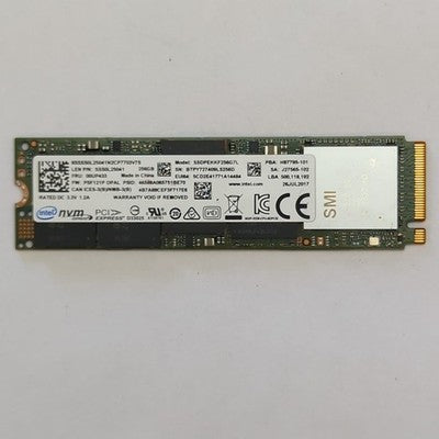 Intel 256 GB M.2 SSD 2280 NVMe PCIe Internes Solid State Drive
