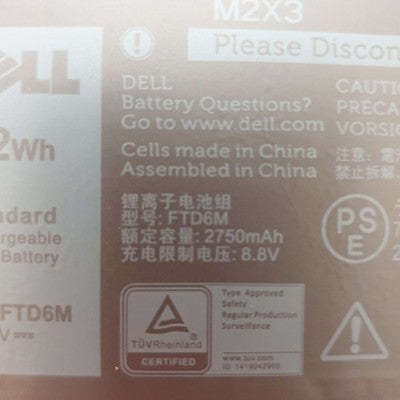 Dell Latitude 7285 2 in 1 Original Akku 2750mAh Li ion Battery Pack – Bild 2