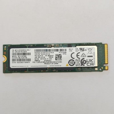 Samsung PM981a 256 GB M.2 SSD 2280 NVMe PCIe Internes Solid State Drive