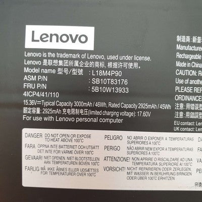 Lenovo ThinkPad L13 Gen 2 G2 Original Akku 2925mAh Li-ion Battery Pack – Bild 3