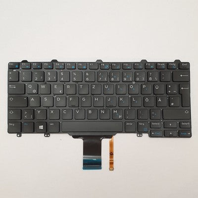 Dell Latitude E7250 Tastatur Deutsch QWERTZ Keyboard DE