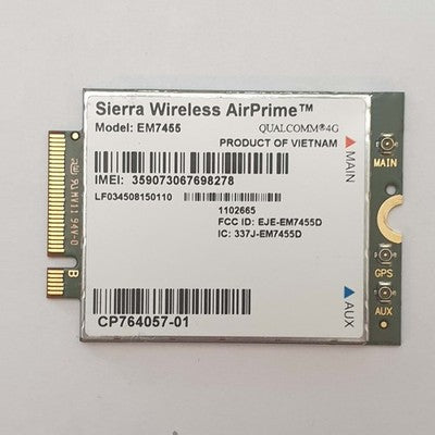 Fujitsu LifeBook U7510 Sierra Wireless AirPrime EM7455 4G LTE WWAN Modem