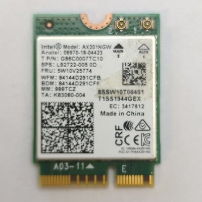 HP ZBook Fury 15 G8 Intel AX201NGW WLAN WiFi Karte Wireless Card