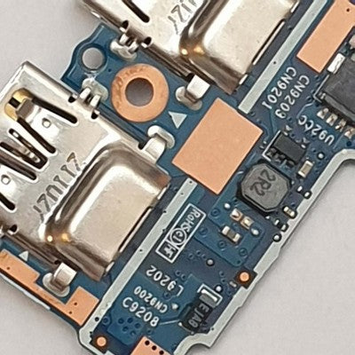 HP EliteBook 830 G8 USB Audio Board Platine 2x USB-A 3.5mm Jack – Bild 3