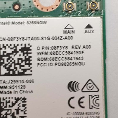 Dell Latitude 7285 2 in 1 Intel 8265NGW WLAN Bluetooth Wireless Karte – Bild 3