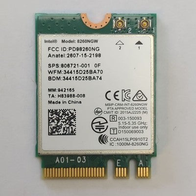 WLAN Bluetooth Karte 8260NGW M.2 2230 Notebook Fujitsu E756