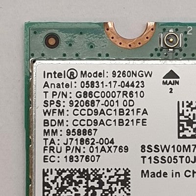 Lenovo ThinkPad T495s WLAN Karte Intel M.2 2230 WiFi Bluetooth – Bild 3